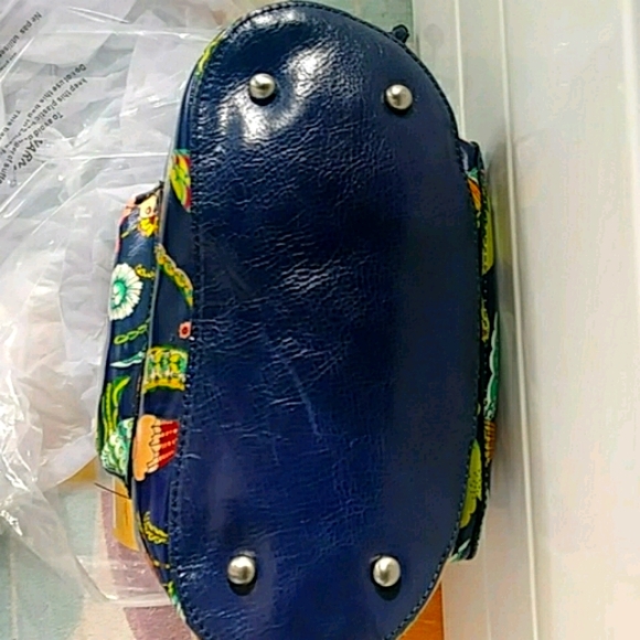 Patricia Nash Leather Drawstring Bucket Bag +pouch - Picture 8 of 15